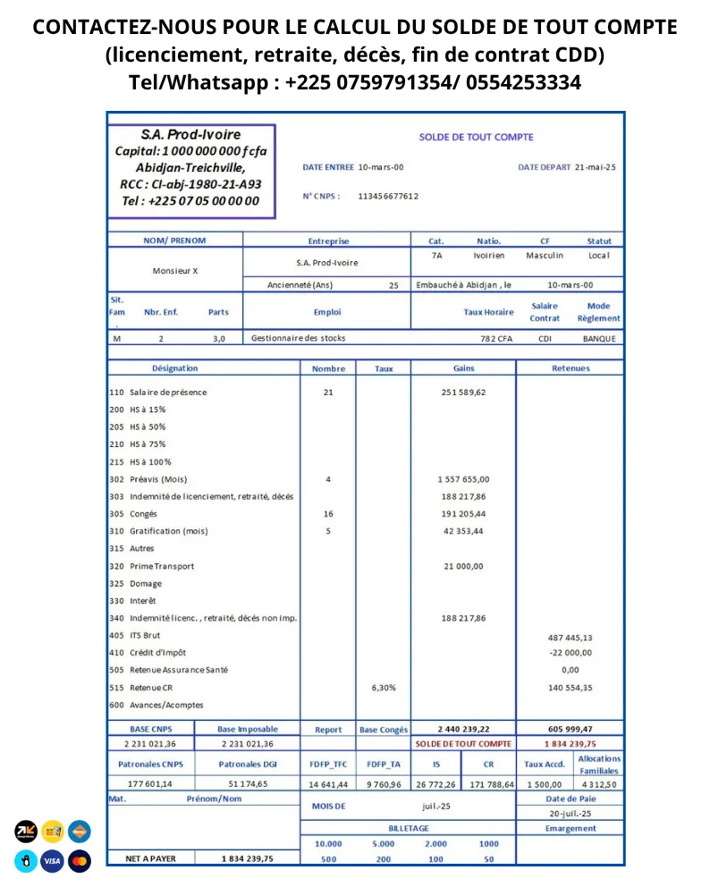 Boîte a outil de gestion des departs sur excel