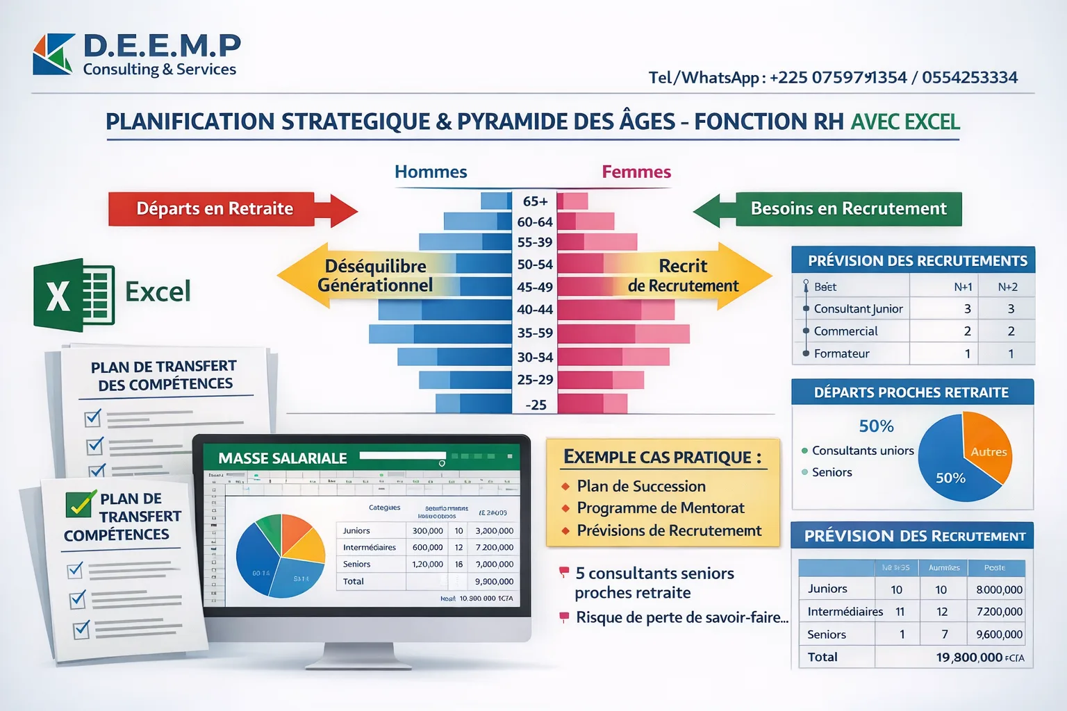 FORMATION AUX TECHNIQUES DE PLANIFICATION RH-PYRAMIDE DES AGES