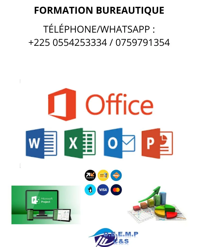 FORMATION BUREAUTIQUE (WORD, EXCEL, POWER-POINT