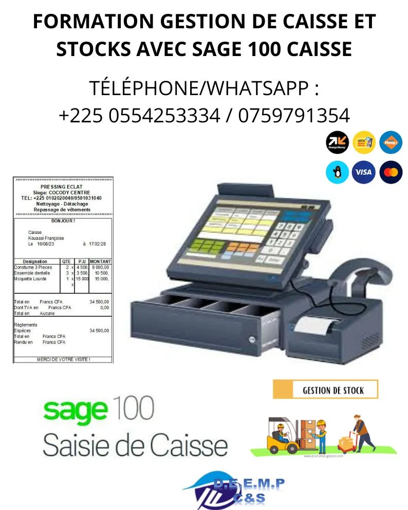**Installation & Formation – Logiciel de Gestion de Caisse et Stocks**