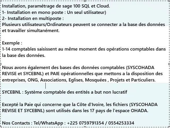 INSTALLATION SAGE 100 SQL SERVEUR