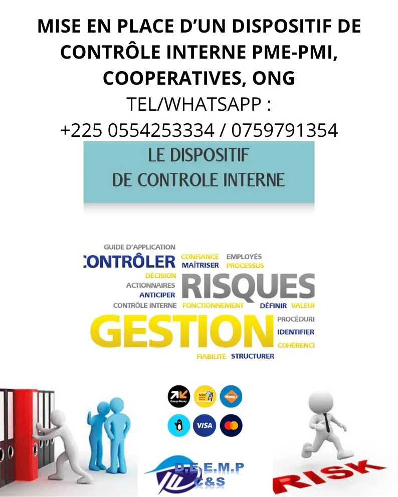 MISE EN PLACE D'UN DISPOSITIF DE CONTROLE INTERNE