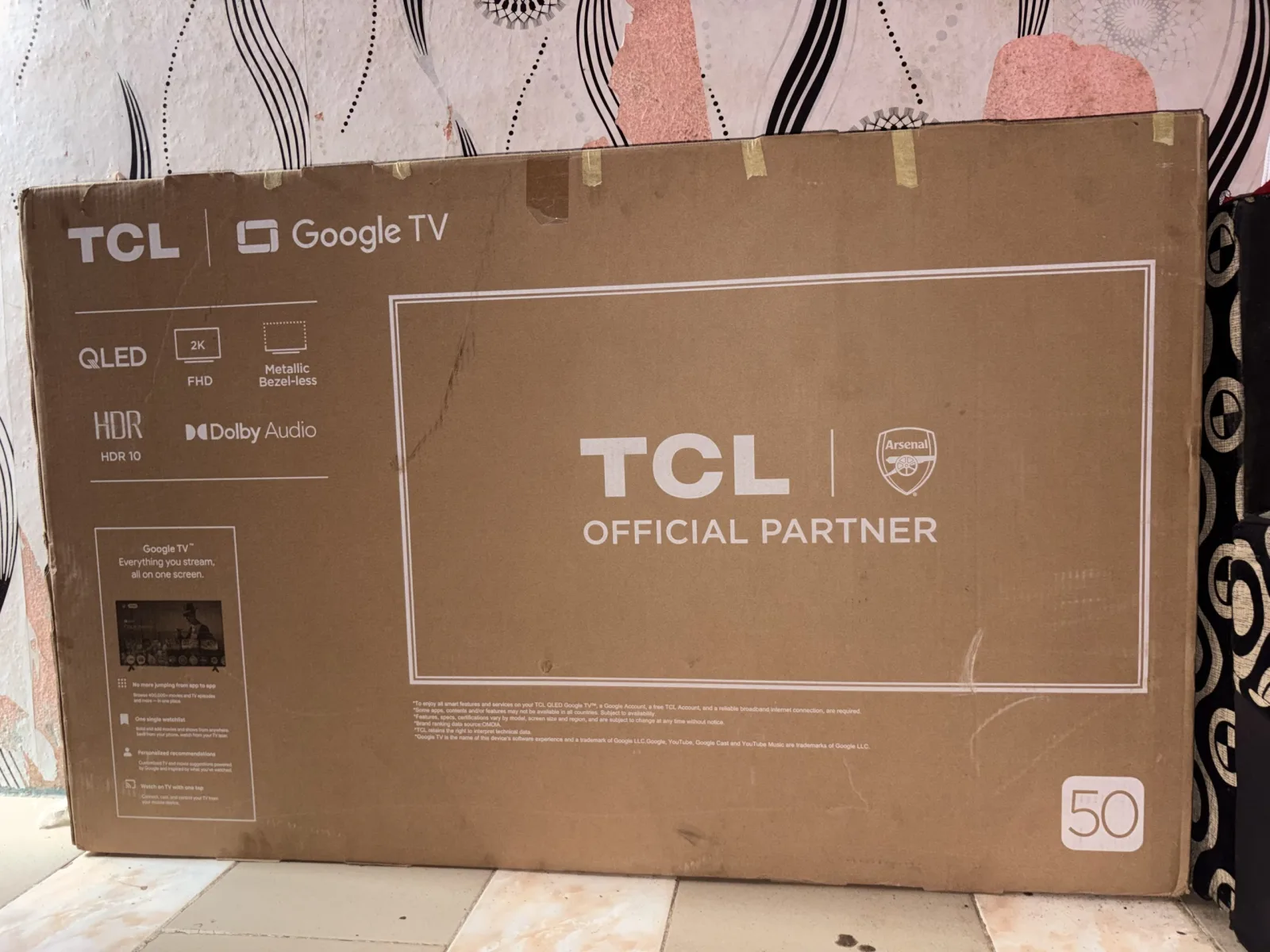 Tv tcl 50"