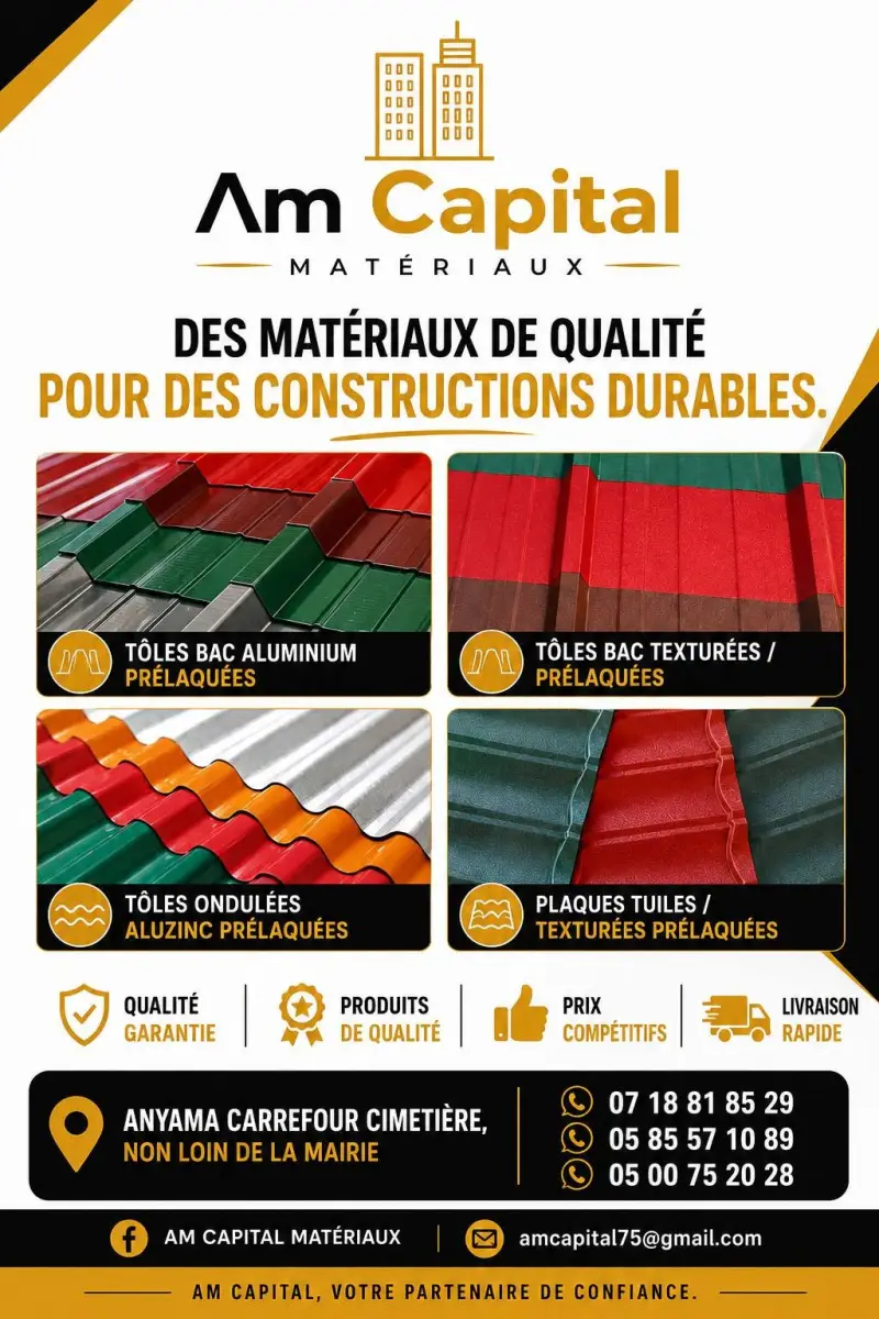 MATÉRIAUX DE CONSTRUCTION À PRIX COMPÉTITIFS – AM CAPITAL MATÉRIAUX