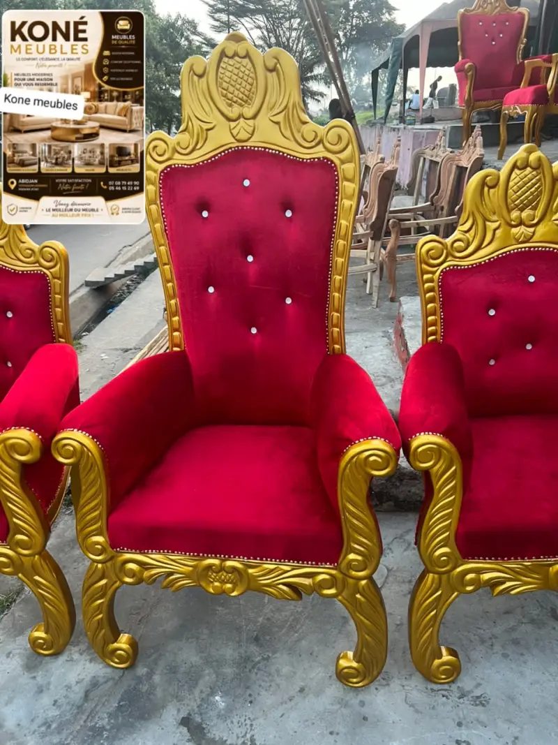 Vente de chaises royales