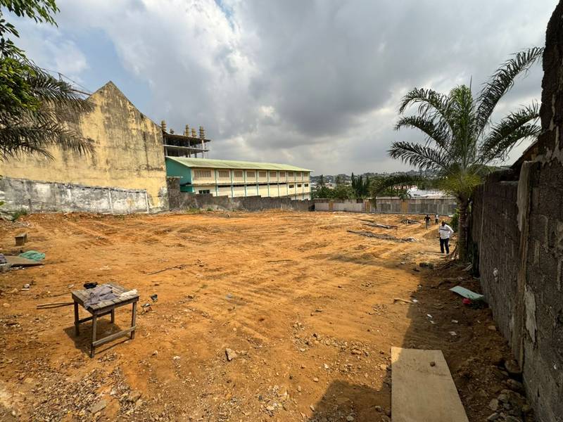 Terrain plat 1250m² en vente au plateau