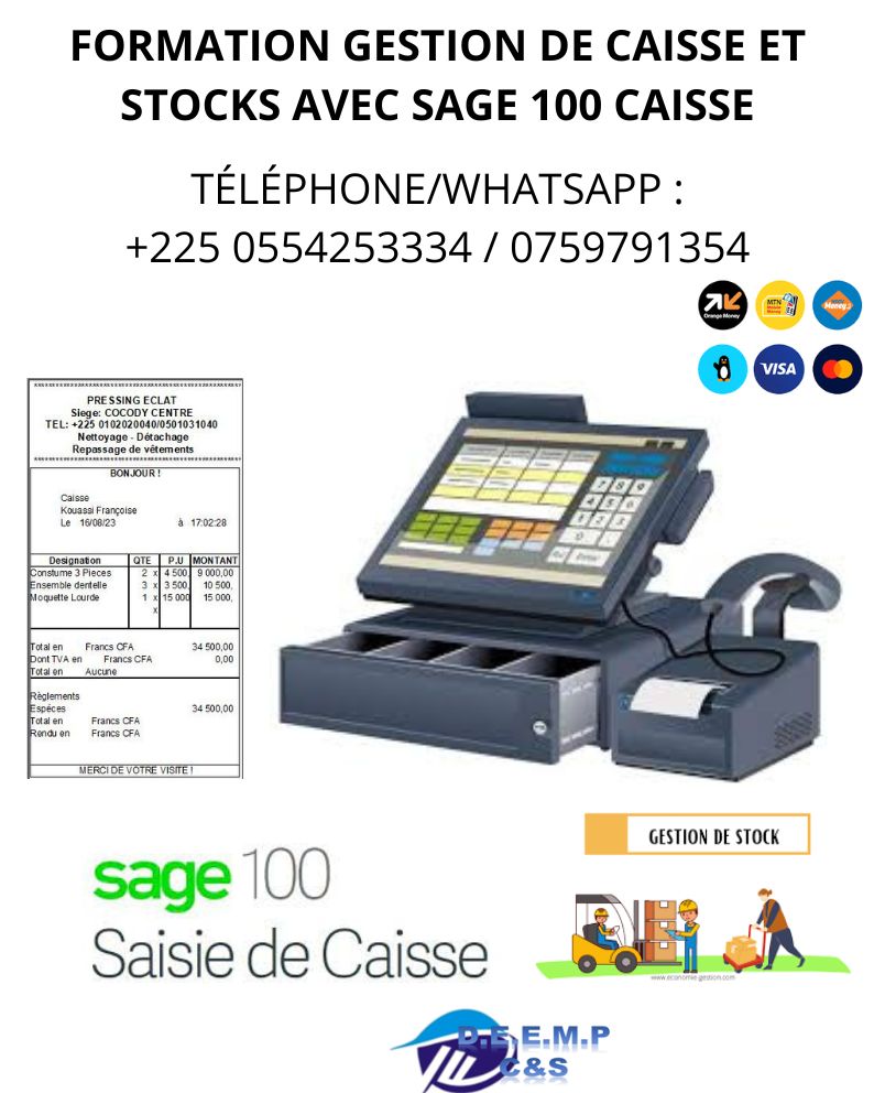 **Installation &amp; Formation – Logiciel de Gestion de Caisse et Stocks**