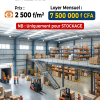 Entrepôt 3000m² avec mezzanine à louer Yopougon zone industrielle