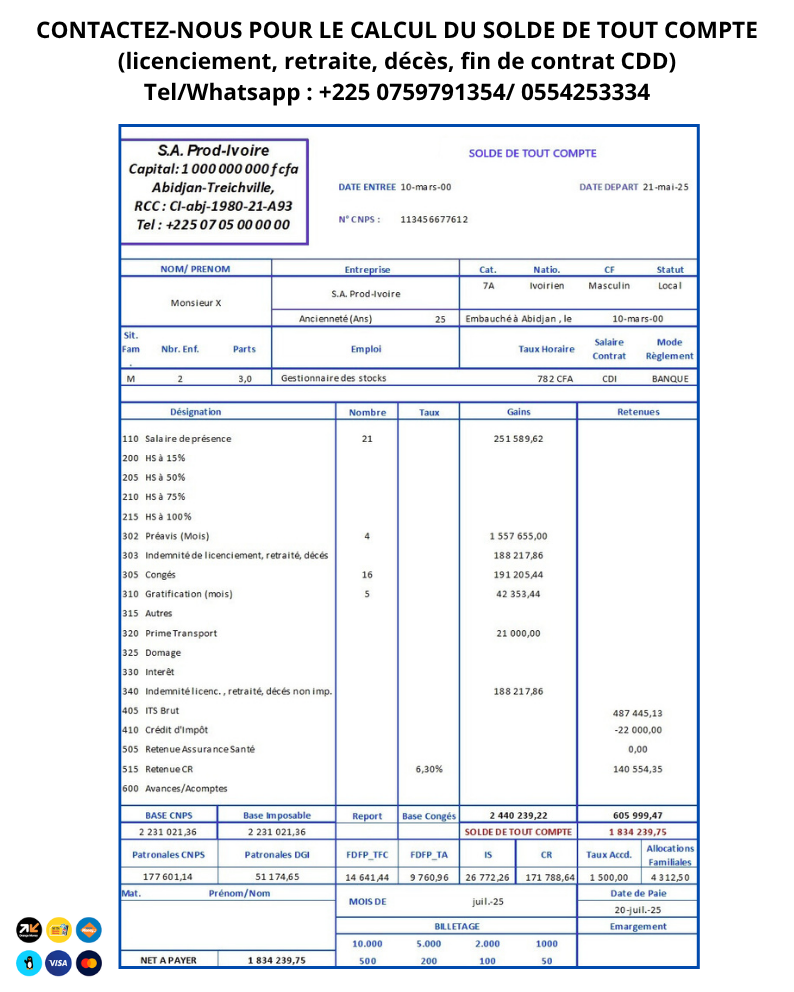 Boîte a outil de gestion des departs sur excel
