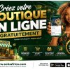 Créez Votre Boutique en Ligne Gratuitement avec SoluAfrica !
